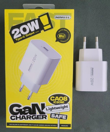 Củ sạc siêu nhanh Remax GaN 20W 1 cổng Type-C dùng cho tất cả cá các điện thoại di động!